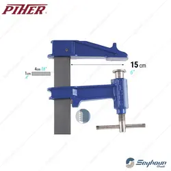 پیچ دستی 30×15 سانتی متر پیهر مدل PIHER 05030