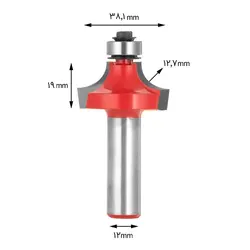 تیغ بانکی لبه گرد با بلبرینگ PVC کد DM623814