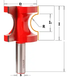 تیغ نیم گرد لبه کد DM125084