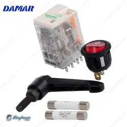 لبه چسبان منحنی دامار مدل DMJBT90