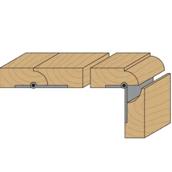 تیغ لبه دراور (نیم قاشقي) با بلبرينگ کد DM715084