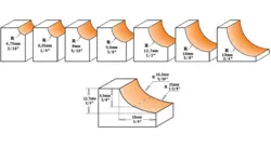 تیغ منحنی لبه عکس بانکی بلبرینگی کد DM722543