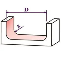 تیغ پاکت CNC لب گرد کد DM162863DM