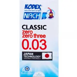 کاندوم ناچ کودکس مدل Classic 0.03