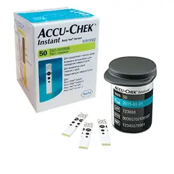 نوار تست قند خون آکيو چک ۵۰ عددی اینستنت Accu Chek Instant