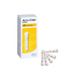 سوزن تست قند خون دوپر آکیو چک Accu Chek Softclix بسته‌ی 25 عددی