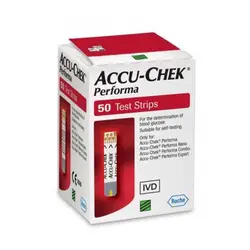 نوار تست قند خون آکيو چک پرفورما ACCU CHEK PERFORMA - پزشک کالا