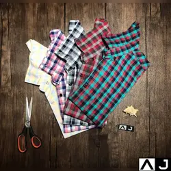 پیراهن اندیگو تمام پنبه نخ ۴٠