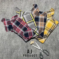 پیراهن اندیگو کلاسیک نخ ٣٠ ۴٠ کجراه