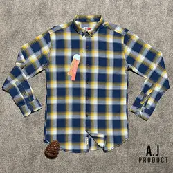 پیراهن جین اسپرت چهارخانه