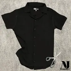 پیراهن کنفی یقه انگلیسی