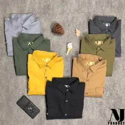 پیراهن کتان اسپرت