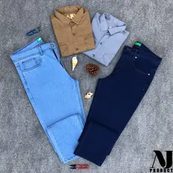 شلوار جین فاق بلند کلاسیک