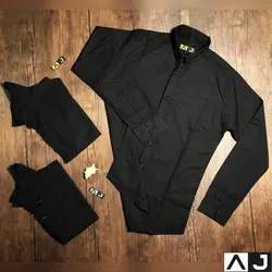 پیراهن پوپلین مشکی