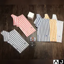 پیراهن کلاسیک اندیگو نخ ۴٠