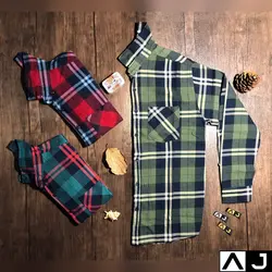 پیراهن کلاسیک تمام پنبه