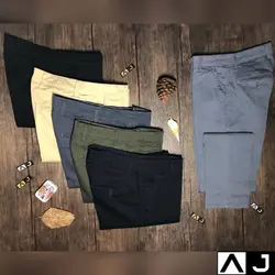 شلوار کتان پارچه پر