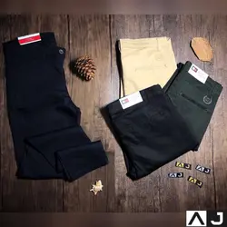 شلوار کتان ساتن کشی