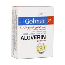صابون گیاهی آلوئه ورا گلیسیرینه گلمر مدل ALOVERIN وزن 100 گرم