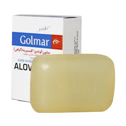 صابون گیاهی آلوئه ورا گلیسیرینه گلمر مدل ALOVERIN وزن 100 گرم