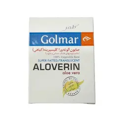 صابون گیاهی آلوئه ورا گلیسیرینه گلمر مدل ALOVERIN وزن 100 گرم