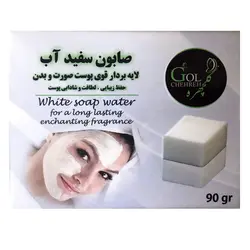 صابون سفیدآب گلچهره مدل لایه بردار وزن 90 گرم