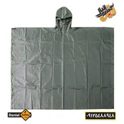 پانچو کوهنوردی رنگ زیتونی