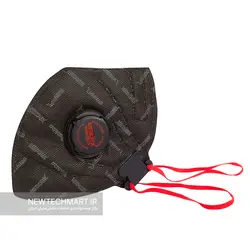 بسته ۱۸ عددی ماسک تنفسی N95 مداکس سوپاپ‌دار بلک (دارای فیلتر کربن فعال) - BLACK N95