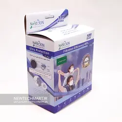 بسته ۱۵ عددی ماسک تنفسی نانویی N99 بزرگسال بدون سوپاپ نانوکسین