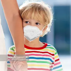 بسته ۳۰ عددی ماسک تنفسی N95 کودکان بدون سوپاپ مداکس (دارای فیلتر کربن فعال) - رده سنی ۳ تا ۱۰ سال