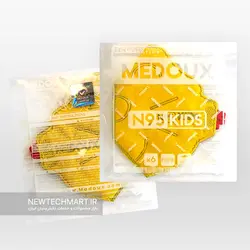 بسته ۳۰ عددی ماسک تنفسی N95 کودکان بدون سوپاپ مداکس (دارای فیلتر کربن فعال) - رده سنی ۳ تا ۱۰ سال