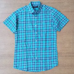 پیراهن آستین کوتاه مردانه چهارخونه