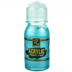 رنگ اکریلیک روبنس فیروزه ای متالیک 60 میل
