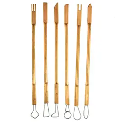 ابزار سفالگری مجموعه 6 عددی