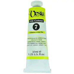 رنگ روغن وستا 37 میل شماره 7 Cadmium Lemon Hue