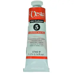 رنگ روغن وستا 37 میل شماره 5 Cadmium Red Hue