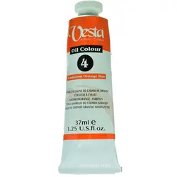 رنگ روغن وستا 37 میل شماره 4 Cadmium Orange Hue