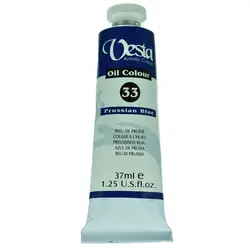 رنگ روغن وستا 37 میل شماره 33 Prussian Blue