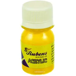 رنگ اکریلیک 30 میل زرد روبنس