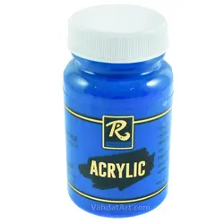 رنگ اکریلیک 120 میل آبی روبنس