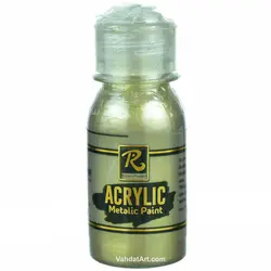 رنگ اکریلیک روبنس طلایی آنتیک متالیک 60 میل
