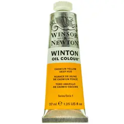 رنگ روغن وینزور CADMIUM YELLOW DEEP HUE 46 حجم 37 میلی لیتر