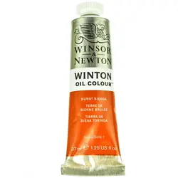 رنگ روغن وینزور BURNT SIENNA 2 حجم 37 میلی لیتر