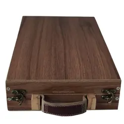 جعبه چوبی جای مداد رنگی 72 عددی