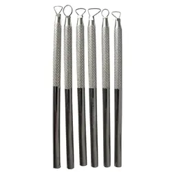 ابزار سفالگری و مجسمه سازی مجموعه 6 عددی