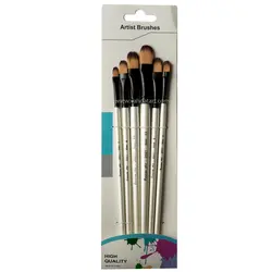 قلم مو زبان گربه ای 6 عددی مدل Artist Brushes