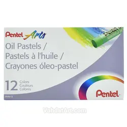 پاستل روغنی 12 رنگ پنتل مدل PHN-12
