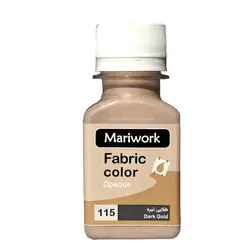 رنگ پارچه ماری ورک طلایی تیره 60 میل