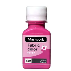 رنگ پارچه ماری ورک سرخ آبی 60 میل