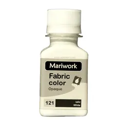 رنگ پارچه ماری ورک سفید 60 میل